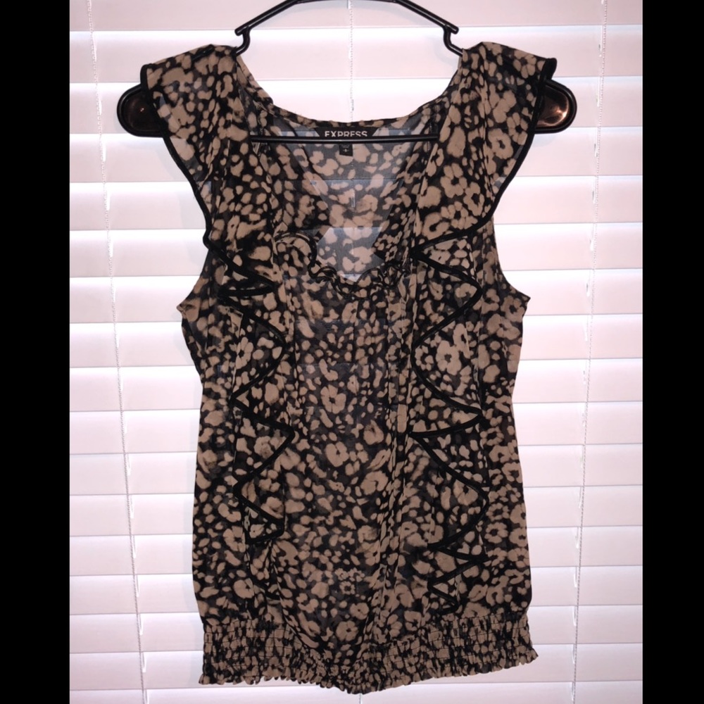 Express Leopard Blouse
